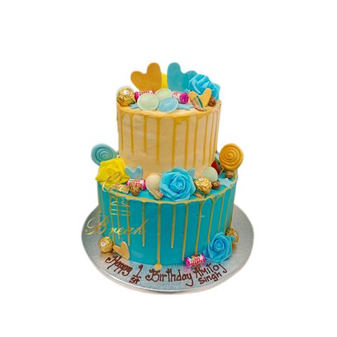 2 Tiered Birthday Cake