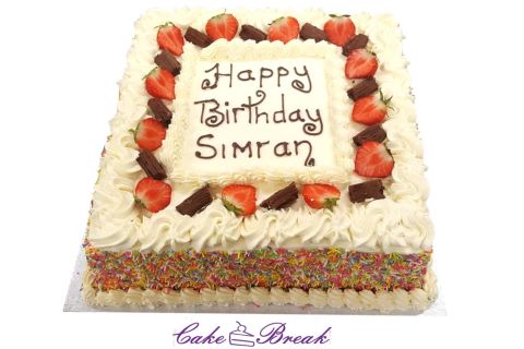 Rainbow Sprinkle Cake