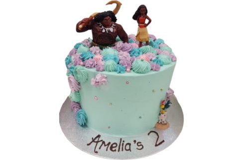 Moana Theme Birthday Cake