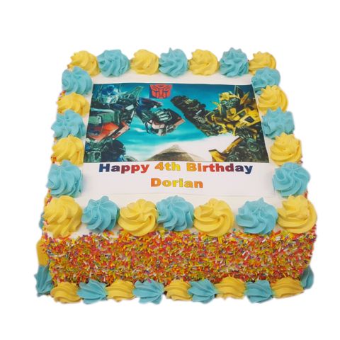 Transformers Birthday Cake