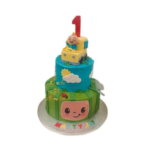 2 Tier Cocomelon Cake