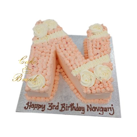 Letter N Cake