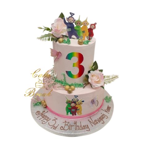 2 Tier Tellytubbie Cake
