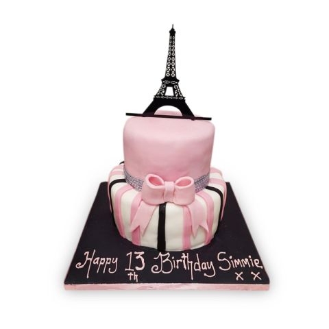 Eiffel tower cake