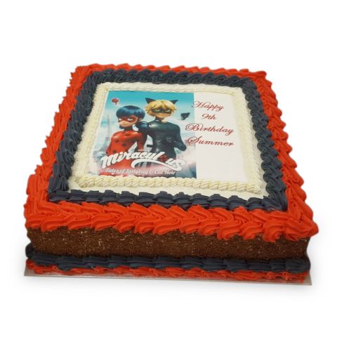 miraculous theme cake