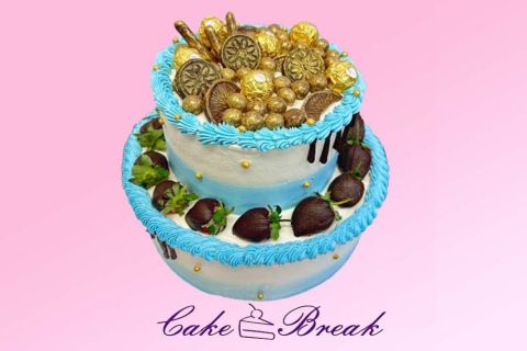 Sky Blue Cake