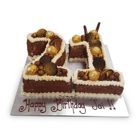 21st birthday number cake