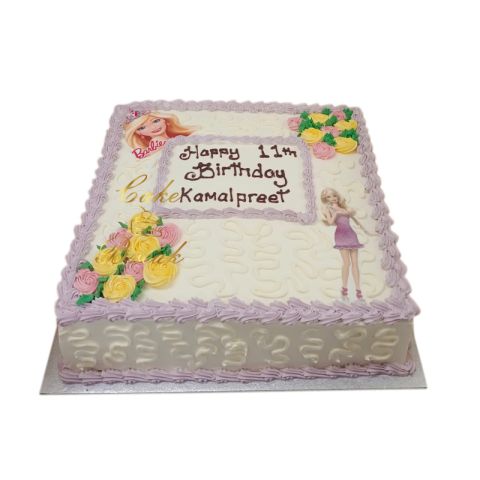 Barbie Birthday Cake