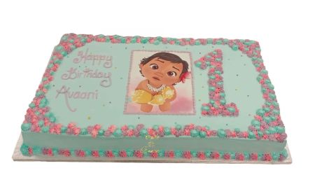 (T19) Colorful baby tray cake 