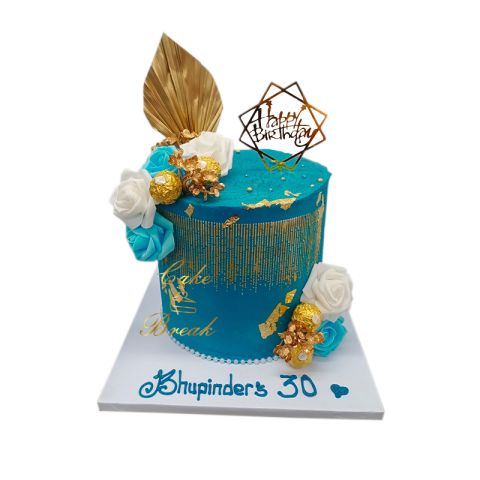 Tall Blue Cake