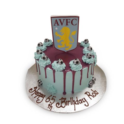 aston villa birthday cake