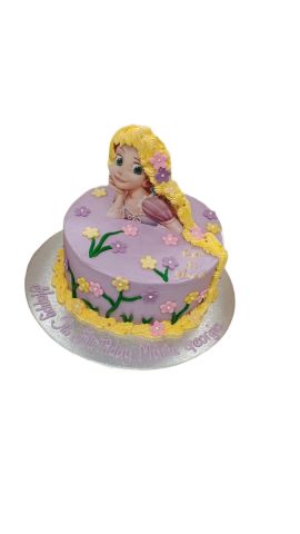 (Nk128)Rapunzel birthday cake