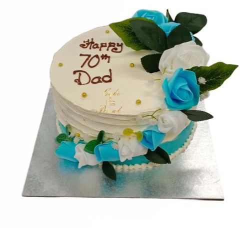 (R151) Umbro blue and white cake 