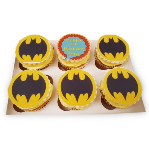 (Ex44) Batman Cupcakes