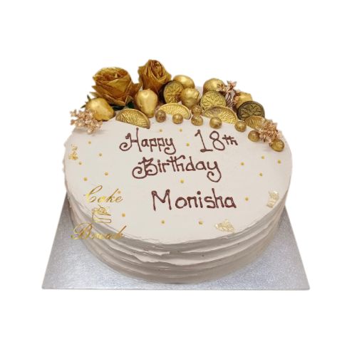 Gold and Caramel Cake