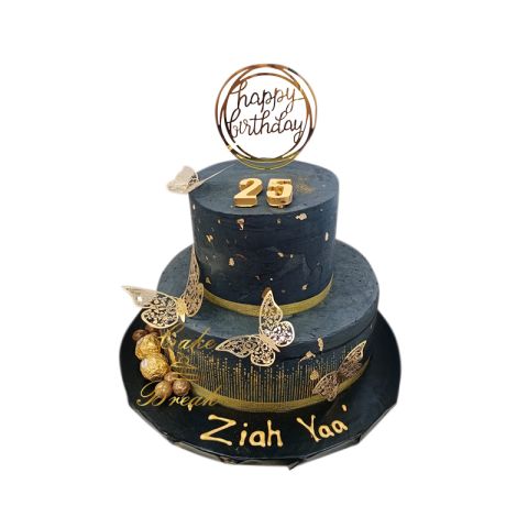 Black and Gold Cake