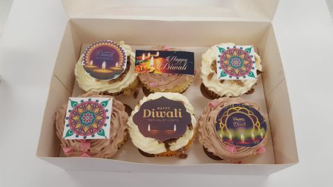 Diwali Cupcakes Box