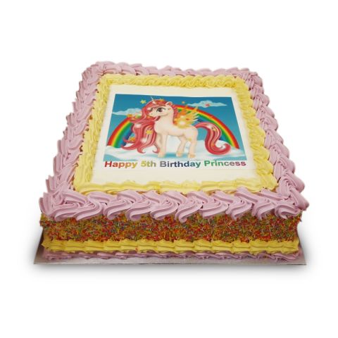 Unicorn Photo Cake