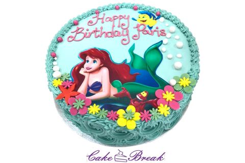 little mermaid cake