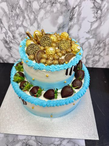 Sky Blue Cake