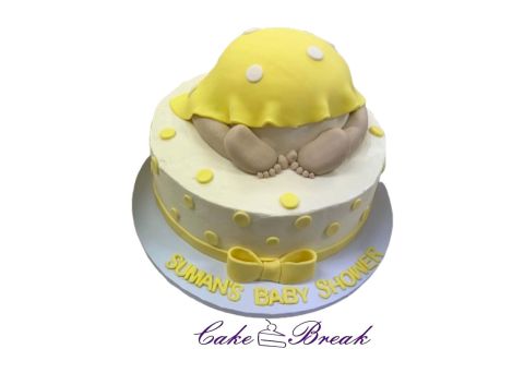 (B17)BABY SHOWER CAKE