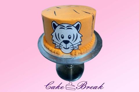 (Nk27)Baby tiger Cake