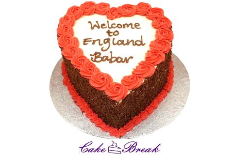 Happy Birthday Heart Shape Cake