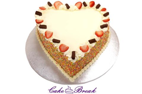 Heart Birthday Cake