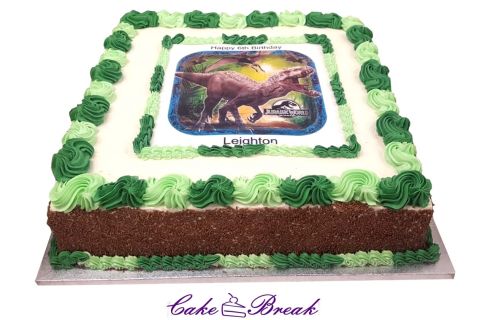 Dinosaur Birthday Cake