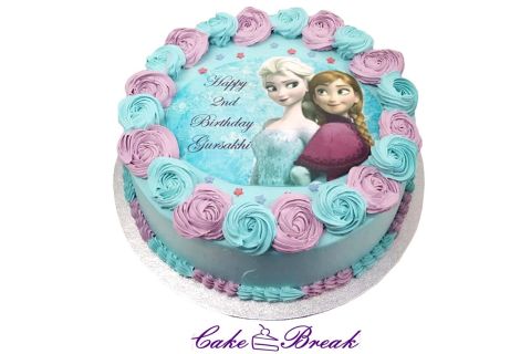 Frozen Princess Cake