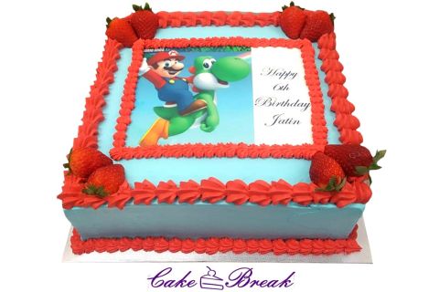 Super Mario Birthday Cake