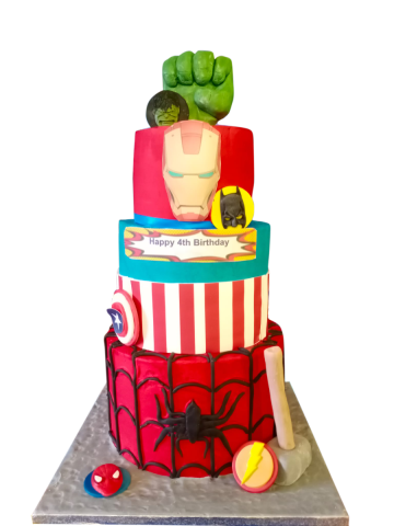 Avengers Super Hero Cake