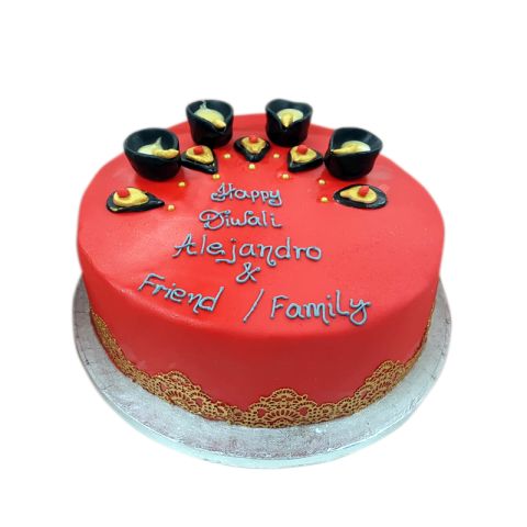 (Di2) Diwali Diva Cake