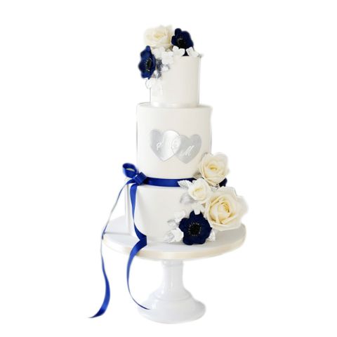 Elegant Floral Wedding Cake