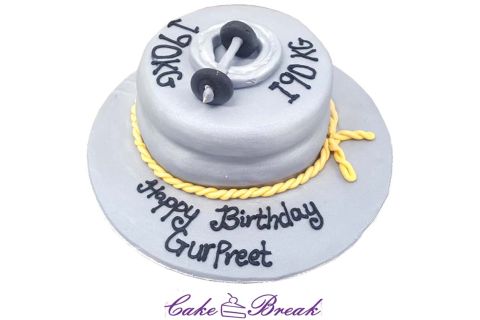 Weight Lifting Cake