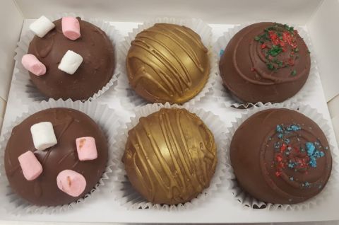 (Ex32) 6 Pack Hot Chocolate Bombs
