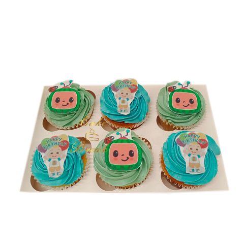 (Ex74) Cocomelon Cupcakes