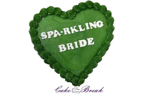 (H28)GREEN EMERALD HEART