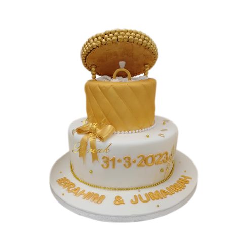 Engagement Ring Cake