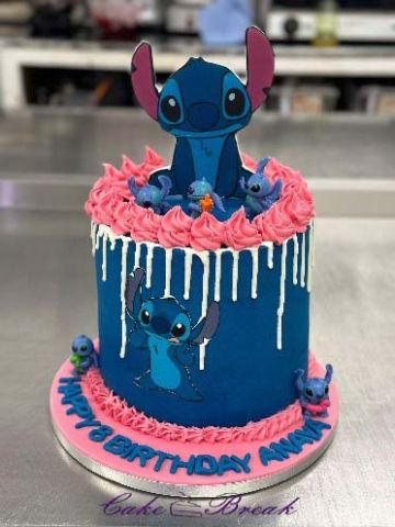 Foam Flower Birthday Cake