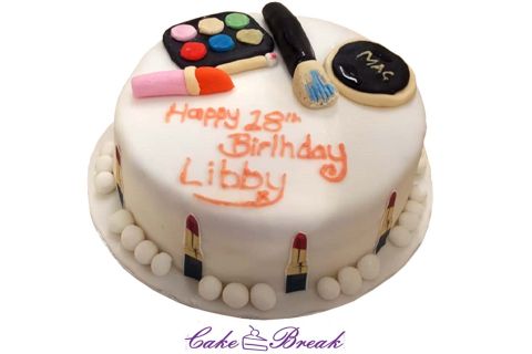 Makeup Birthday Cake