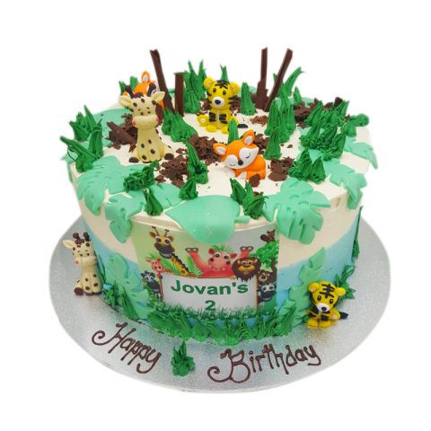 Jungle Animals Cake