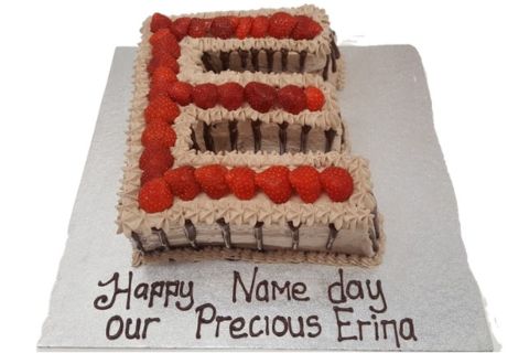 Letter E Cake