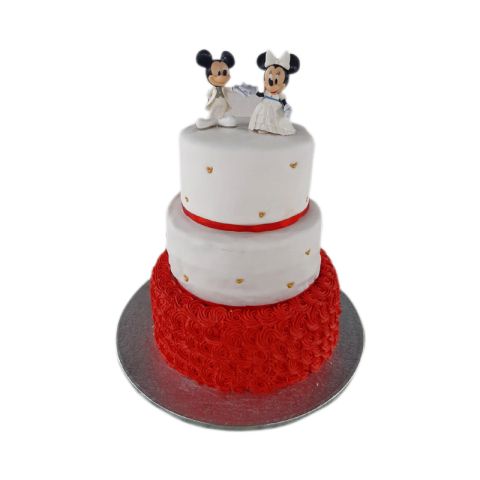 Mickey And Minnie Wedding Cake