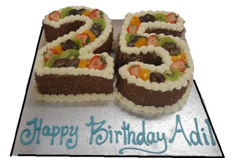 Number 25 Cake
