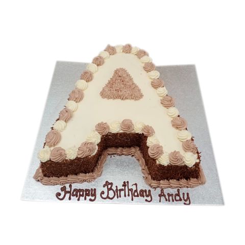 Letter A Cake 