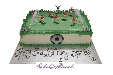 Football Pitch Cake