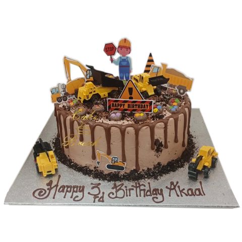 (Nk123) JCB Digger Cake