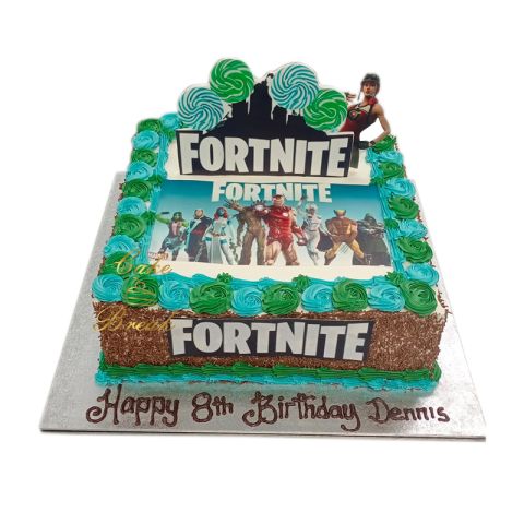 (Nk124) Fortnite Cake