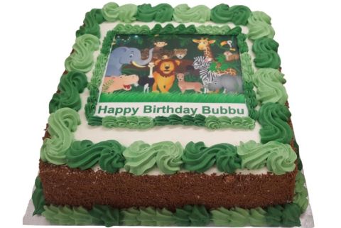 Animal Theme Cake